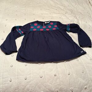 Vineyard Vines Girls long sleeve top Bay Blue Size M (10/12)